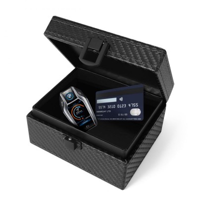 Кутия против кражба на сигнал от ключове и кредитни карти от Tech-Protect V3 Keyless RFID Signal Blocker Box - Карбон