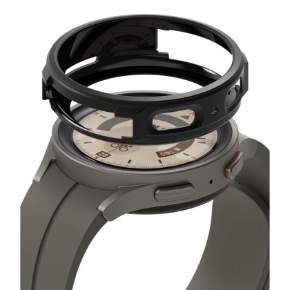Силиконов кейс за Samsung Galaxy Watch 5 Pro (45mm) от Ringke Air - Черен