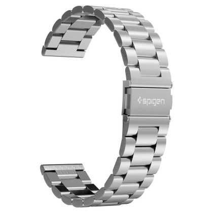 Стомамена верижка за Samsung Galaxy Watch (46mm) от Spigen Modern Fit Band - Сребрист