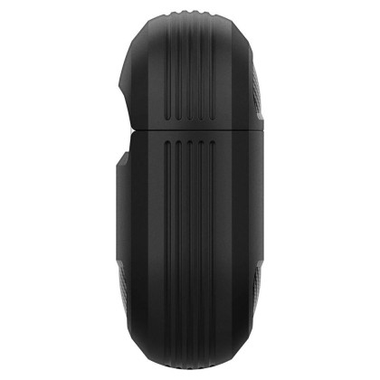 Удароустойчив силиконов калъф за Apple AirPods 3 от Spigen Rugged Armor - Черен мат
