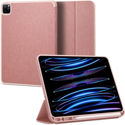 Текстителн калъф за iPad Pro 11 от Spigen Urban Fit - Rose Gold