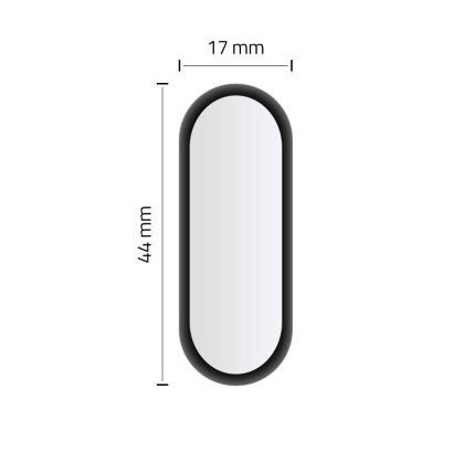 Хибриден протектор за Xiaomi Mi Smart Band 5 от Hofi Hybrid Glass - Черен