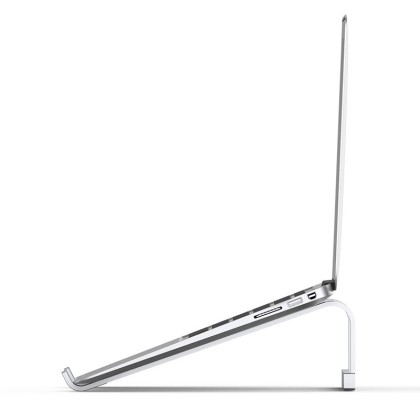 Алуминиева стойка за лаптопи до 16′′ от Tech-Protect Alustand 2 Laptop Stand - Сребриста