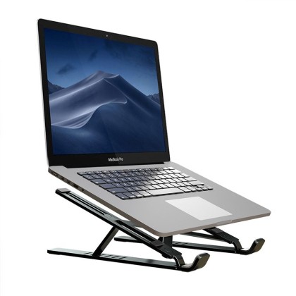 Алуминиева стойка за лаптопи до 16′′ от Tech-Protect Alustand Laptop Stand - Тъмносива