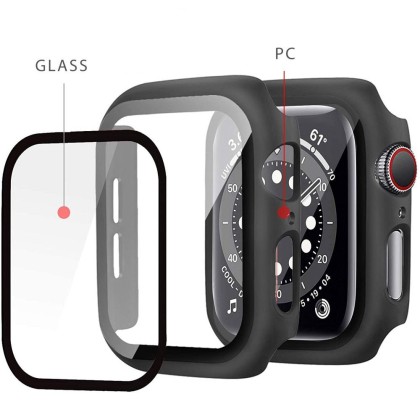 Кейс с протектор за Apple Watch 7 / 8 (41mm) от Tech-Protect Defense360 - Черен