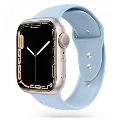 Силиконова каишка за Apple Watch 4 / 5 / 6 / 7 / 8 / SE (38/40/41 mm) от Tech-Protect IconBand - Sky Blue