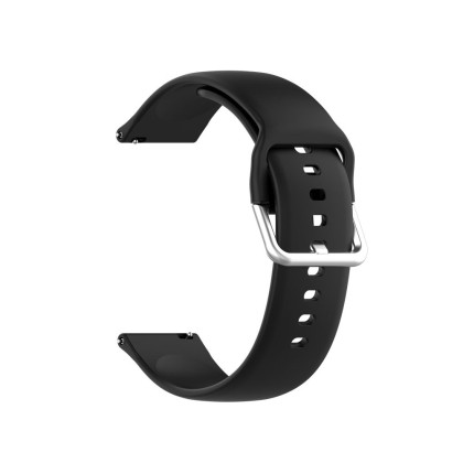 Силиконова каишка за Samsung Galaxy Watch 3 (45 mm) от Tech-Protect IconBand - Черна