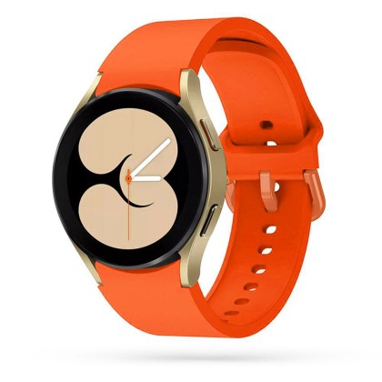 Силиконова каишка за Samsung Galaxy Watch 4/5/5 Pro/6 от Tech-Protect IconBand - Оранжева