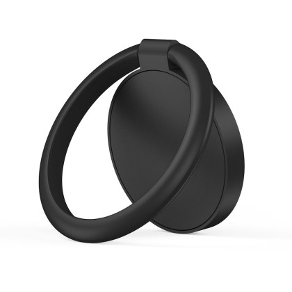 Стойка с пръстен за смартфони от Tech-Protect Magnetic Phone Ring - Черна