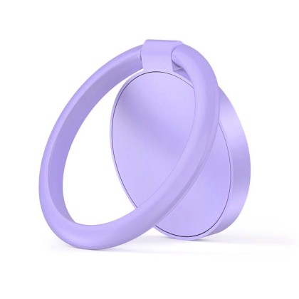Стойка с пръстен за смартфони от Tech-Protect Magnetic Phone Ring - Виолетов