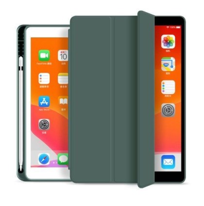 Силиконов калъф за iPad 10.2 2019 / 2020 / 2021 от Tech-Protect SC PEN - Зелен