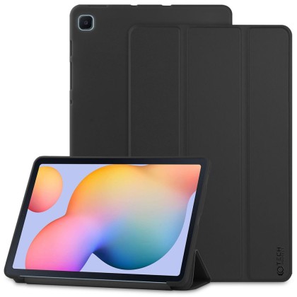 Силиконов тефтер за Samsung Galaxy Tab S6 Lite 10.4 от Tech-Protect SmartCase - Черен