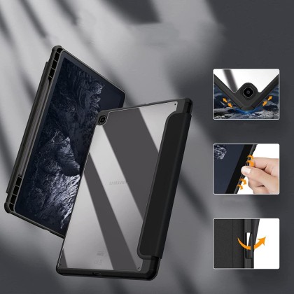 Хибриден калъф за Samsung Galaxy Tab S6 Lite 10.4 от Tech-Protect Smartcase Hybrid - Черен