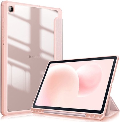 Хибриден калъф за Samsung Galaxy Tab S6 Lite 10.4 от Tech-Protect Smartcase Hybrid - Розов