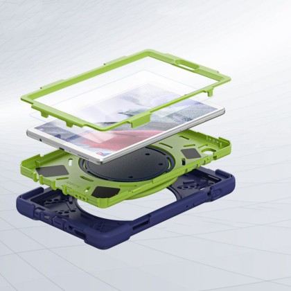 360 градусов калъф за Samsung Galaxy Tab A7 Lite 8.7 от Tech-Protect X-Armor - Navy/Lime