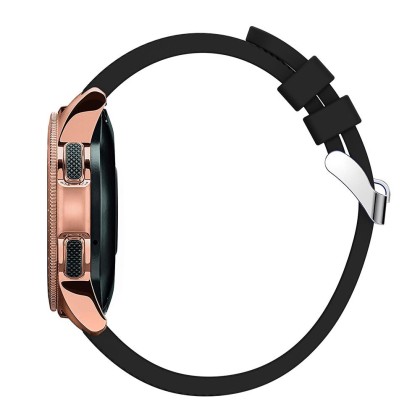 Силиконова каишка за Samsung Galaxy Watch (42mm) от Tech-Protect SmoothBand - Черна
