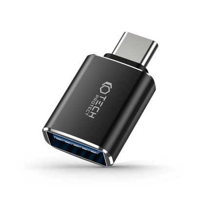 Преходник USB-C към USB OTG от Tech-Protect UltraBoost Adapter - Черен