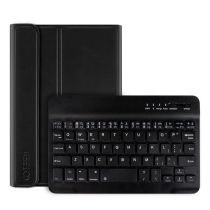 Кожен калъф с клавиатура за Lenovo Tab M10 10.1 3rd Gen TB328 от Tech-Protect SmartCase - Черен