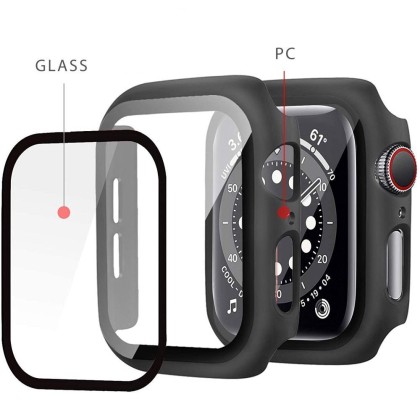 Кейс с протектор за Apple Watch 4 / 5 / 6 / SE (44mm) от Tech-Protect Defense360 - Прозрачен