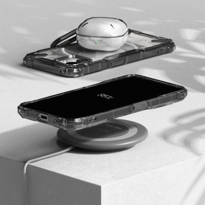 Удароустойчив твърд кейс за Nothing Phone 2 от Ringke Fusion X - Smoke Black