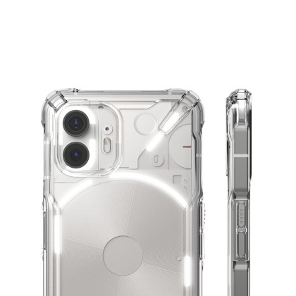 Удароустойчив твърд кейс за Nothing Phone 2 от Ringke Fusion X - Прозрачен