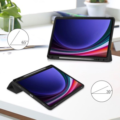 Силиконов калъф за Samsung Galaxy Tab S9 Plus 12.4 от Tech-Protect SC PEN - Черен