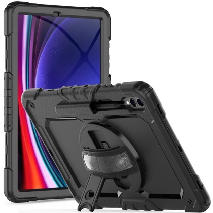 360 градусов калъф за таблет Samsung Galaxy Tab S9+ Plus 12.4 от Tech-Protect Solid360 - Черен