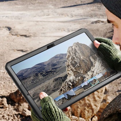 360 градусов калъф за Samsung Galaxy Tab S9 Plus 12.4 от Supcase Unicorn Beetle Pro - Черен