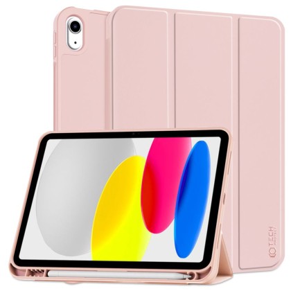 Силиконов калъф за iPad 10.9 2022 от Tech-Protect SC PEN - Розов