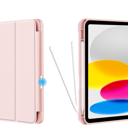 Силиконов калъф за iPad 10.9 2022 от Tech-Protect SC PEN - Розов