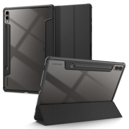 Удароустойчив калъф за Samsung Galaxy Tab S9+ Plus 12.4 от Spigen Ultra Hybrid Pro - Черен