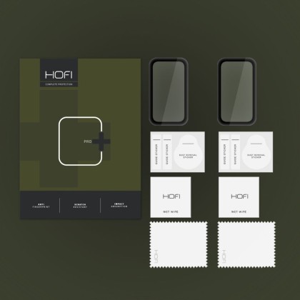 2 броя хибриден протектор за Xiaomi Smart Band 8 Active от Hofi Hybrid Pro+ - Черни