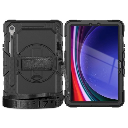 360 градусов калъф за таблет Samsung Galaxy Tab S9 FE 10.9 от Tech-Protect Solid360 - Черен