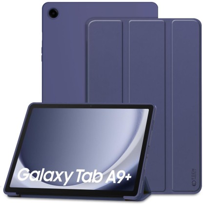 Силиконов тефтер за Samsung Galaxy Tab A9 Plus 11.0 от Tech-Protect SmartCase - Navy