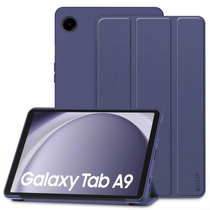 Силиконов тефтер за Samsung Galaxy Tab A9 8.7 от Tech-Protect SmartCase - Navy