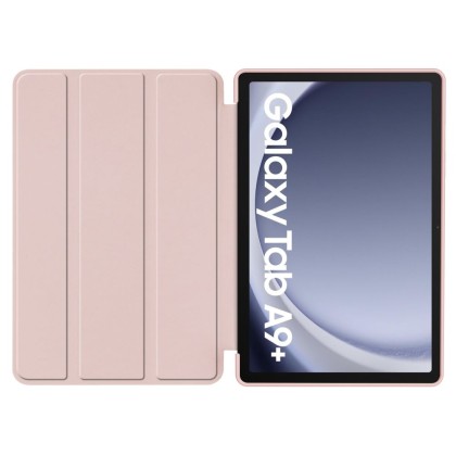 Силиконов тефтер за Samsung Galaxy Tab A9+ Plus 11.0 от Tech-Protect SmartCase - Marble