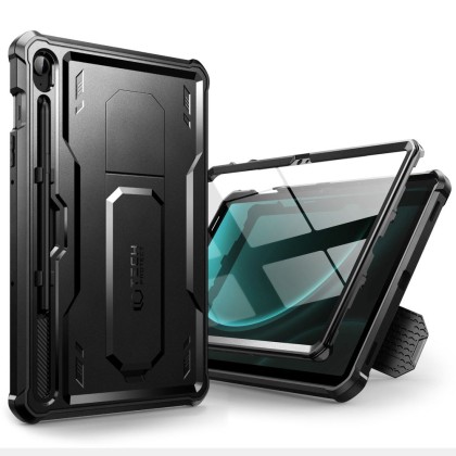 360 градусов калъф за Samsung Galaxy Tab S9 FE 10.9 от Tech-Protect Kevlar Pro - Черен