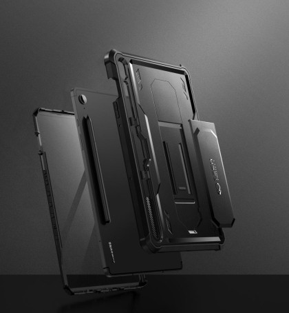 360 градусов калъф за Samsung Galaxy Tab S9 FE 10.9 от Tech-Protect Kevlar Pro - Черен