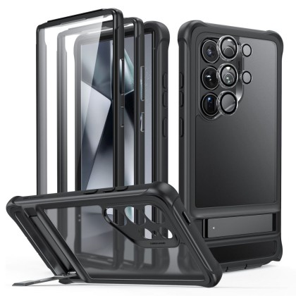 360 градусов калъф за Samsung Galaxy S24 Ultra от ESR Armor Kickstand - Frosted Black
