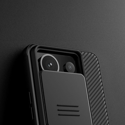 Калъф със защита на камерата за Xiaomi Redmi Note 13 Pro 5G / Poco X6 5G от Nillkin Camshield - Черен