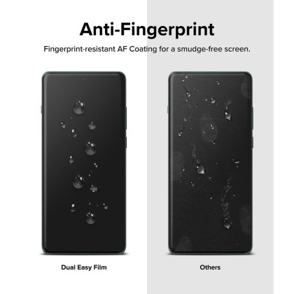 2 броя защитно фолио за дисплей на OnePlus 12 от Ringke Dual Easy 2-Pack - Прозрачни