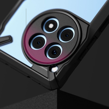 Удароустойчив твърд кейс за OnePlus 12R от Ringke Fusion X - Черен