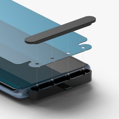 2 броя защитно фолио за дисплей на OnePlus 12R от Ringke Dual Easy 2-Pack - Прозрачни