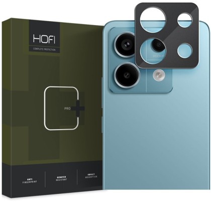 Стъклен протектор за камера на Xiaomi Redmi Note 13 Pro 5G / Poco X6 5G от Hofi Cam Pro+ - Черен