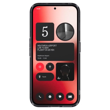 Удароустойчив твърд кейс за Nothing Phone 2a от Spigen Ultra Hybrid - Черен