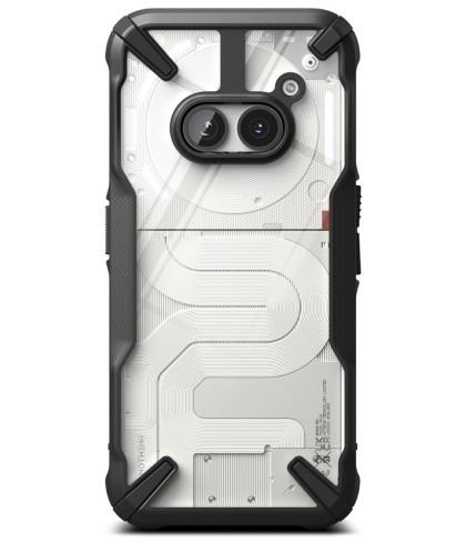 Удароустойчив твърд кейс за Nothing Phone 2a от Ringke Fusion X - Черен