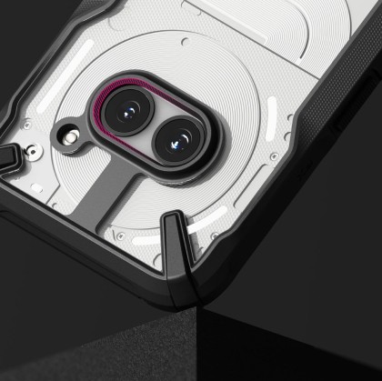 Удароустойчив твърд кейс за Nothing Phone 2a от Ringke Fusion X - Черен