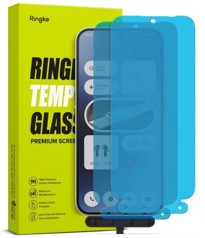 2 броя стъклени протектори за Nothing Phone 2a от Ringke TG 2-Pack - Прозрачни