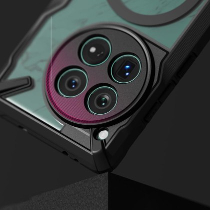 Удароустойчив твърд кейс с MagSafe за OnePlus 12 от Ringke Fusion X - Черен мат