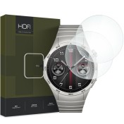 2 броя стъклени протектори FULL GLUE за Huawei Watch GT 4 (46mm) от Hofi Glass Pro+ 2-Pack - Прозрачен